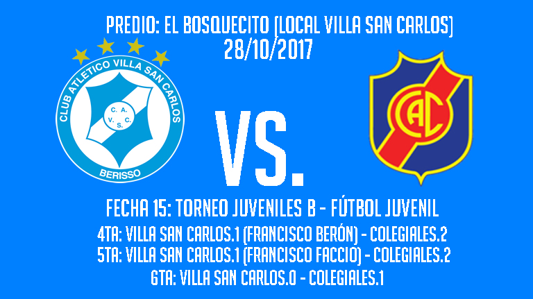 resultados fecha 15 juveniles b local