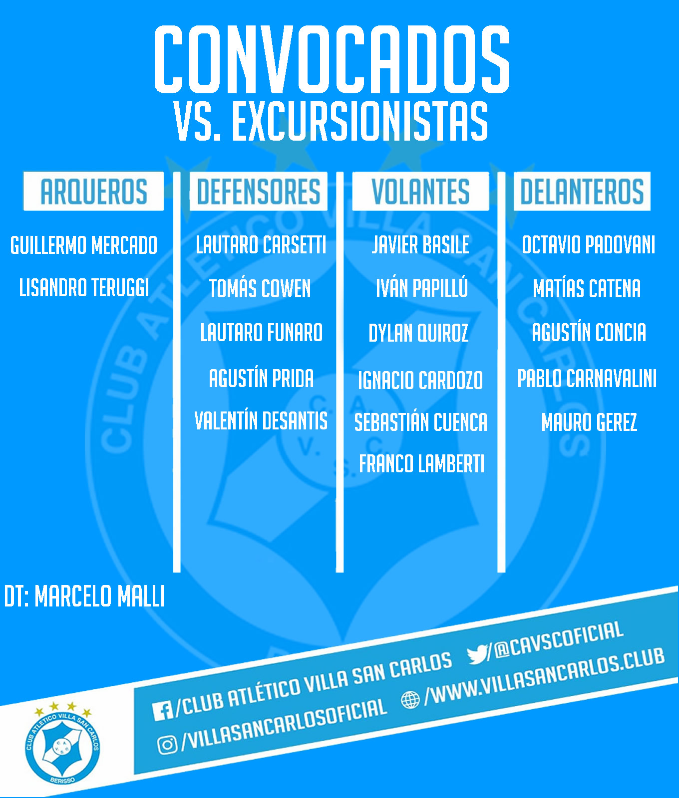 CITADOS ANTE EXCURSIO